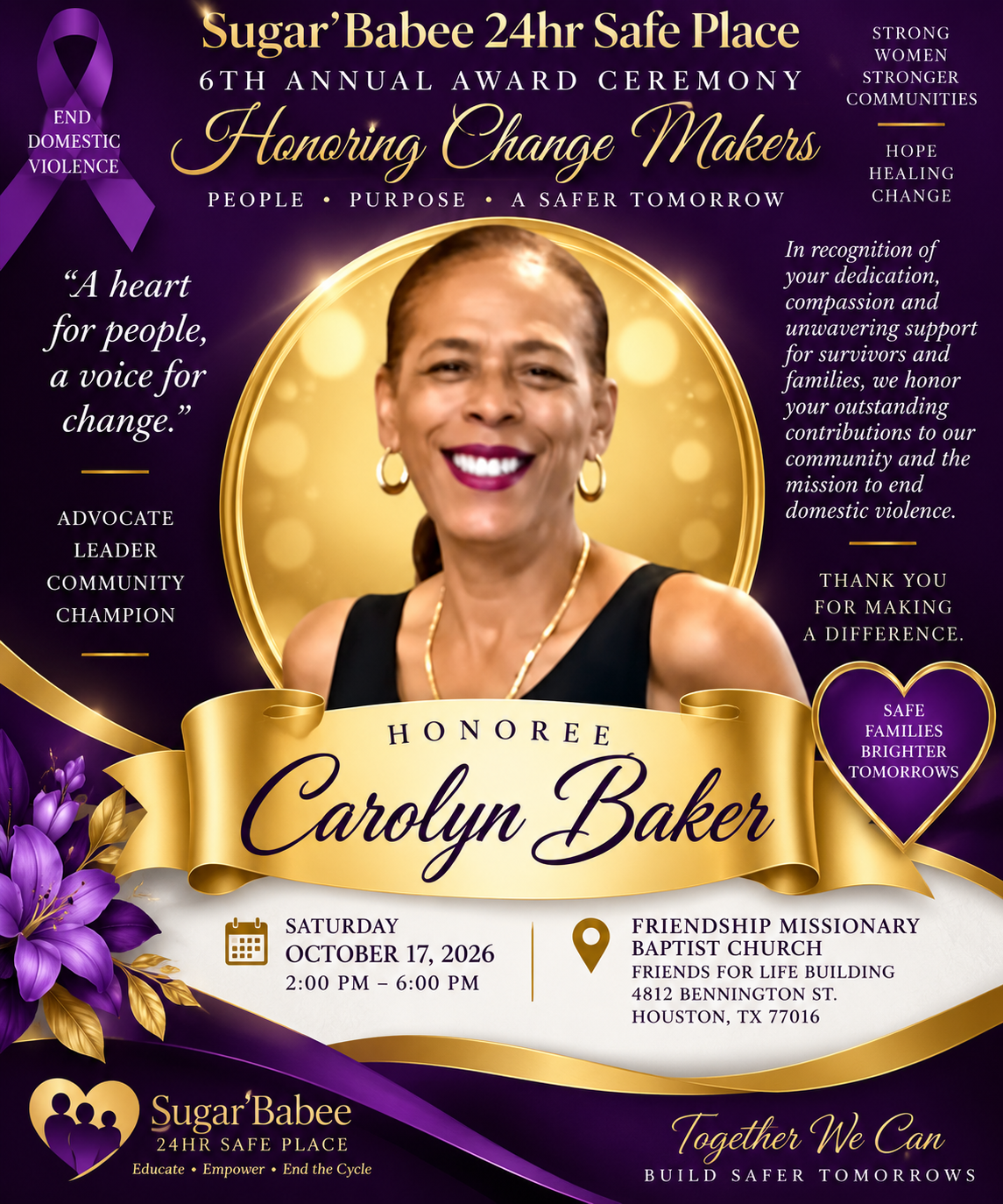 Honoring Carolyn Baker