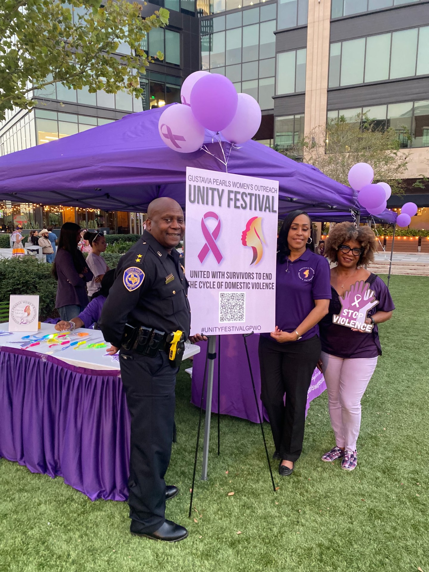 Community outreach at the Unity Festival