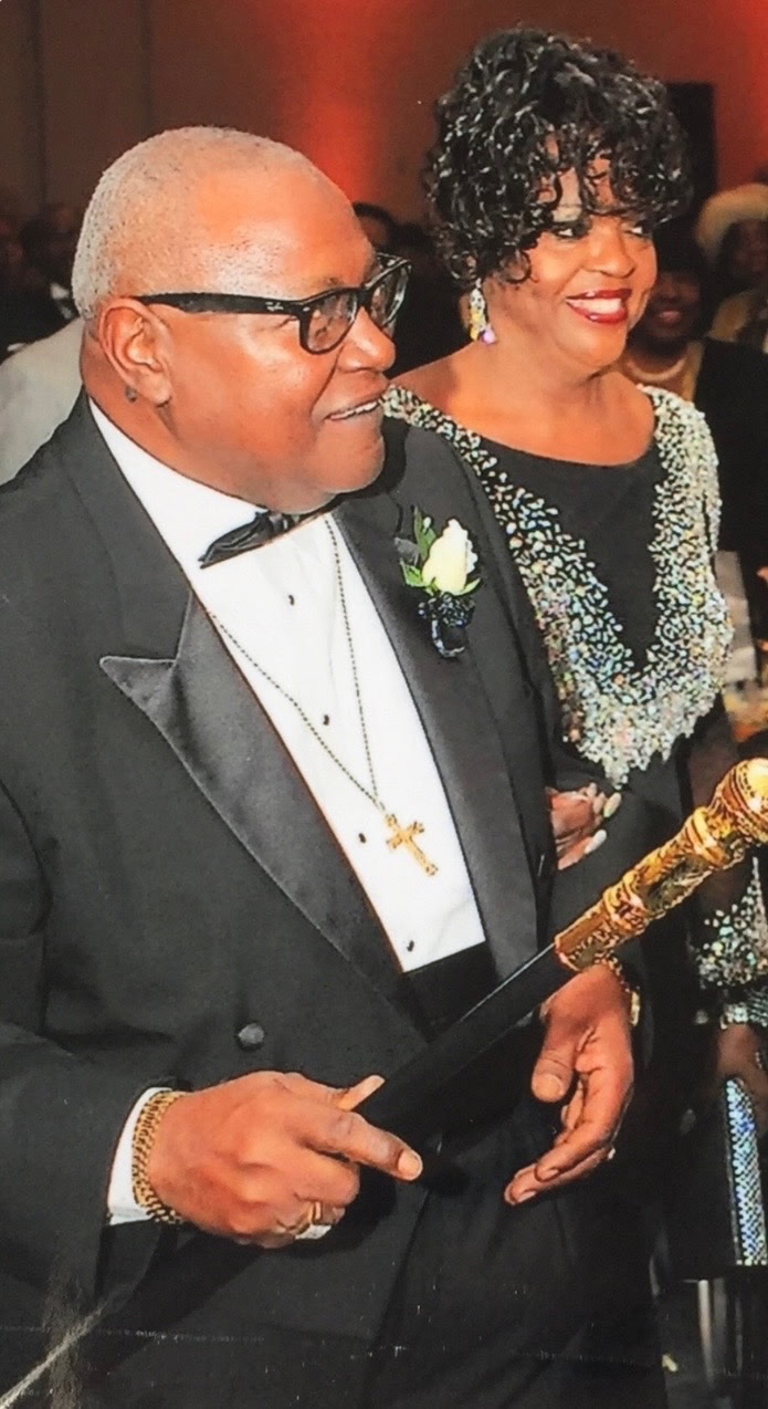 Celebrating at the awards gala