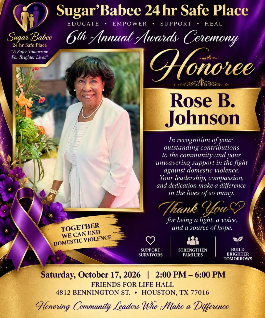 Honoring Rose B. Johnson