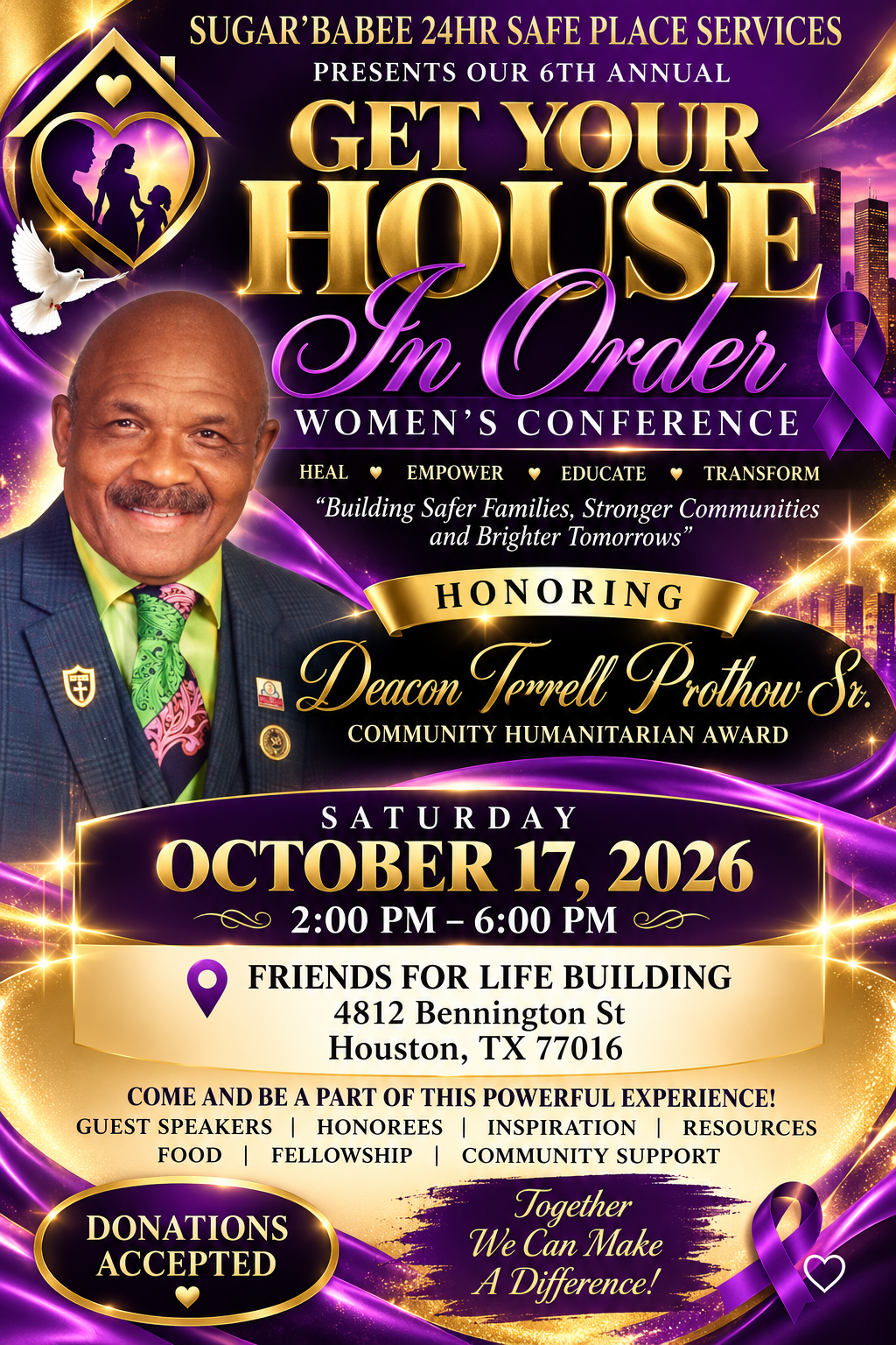 Honoring Deacon Terrell Prothow Sr.