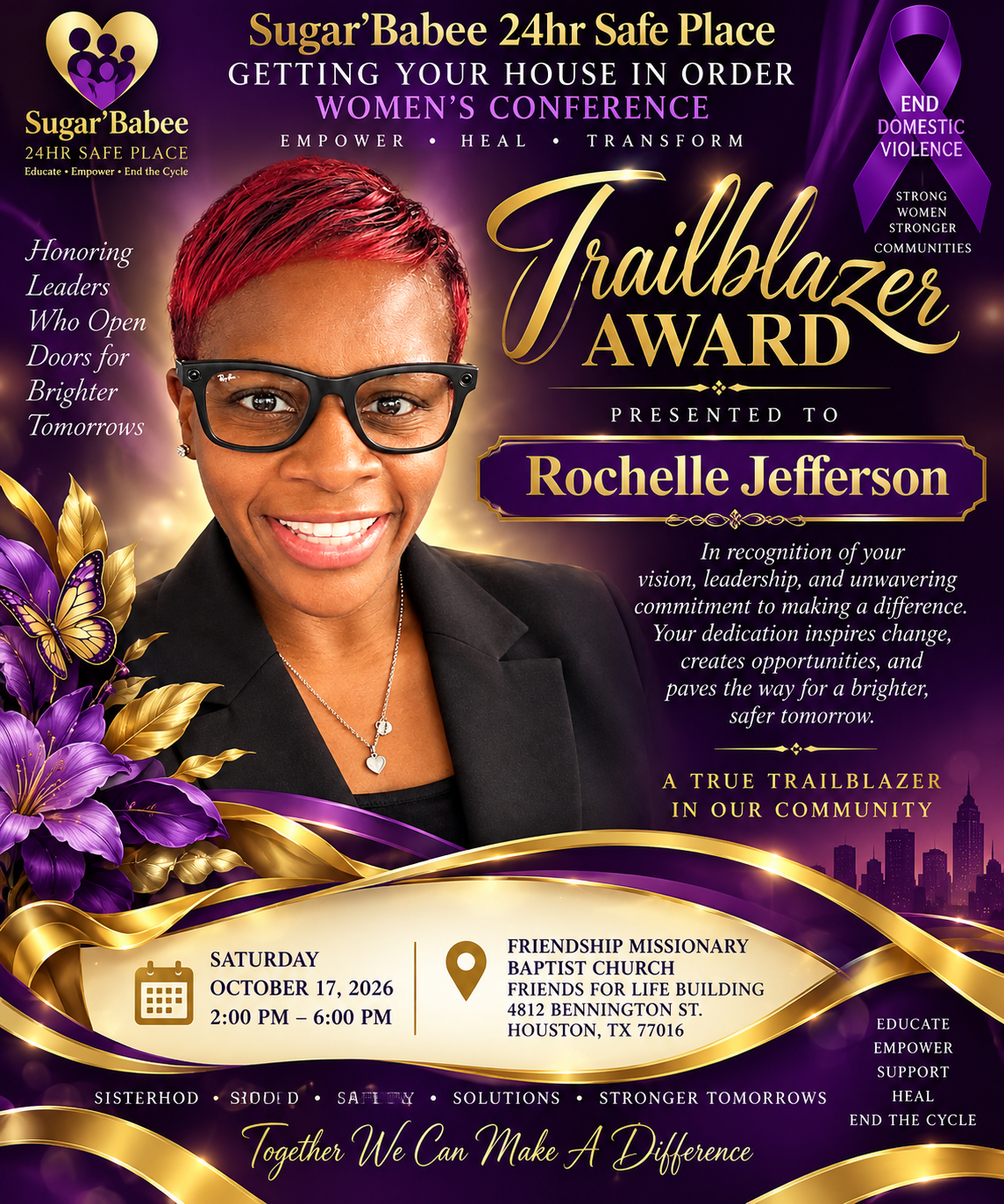 Trailblazer Award — Rochelle Jefferson