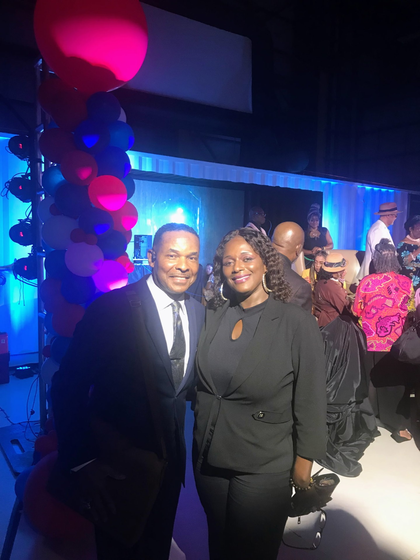 At the gala with a friend